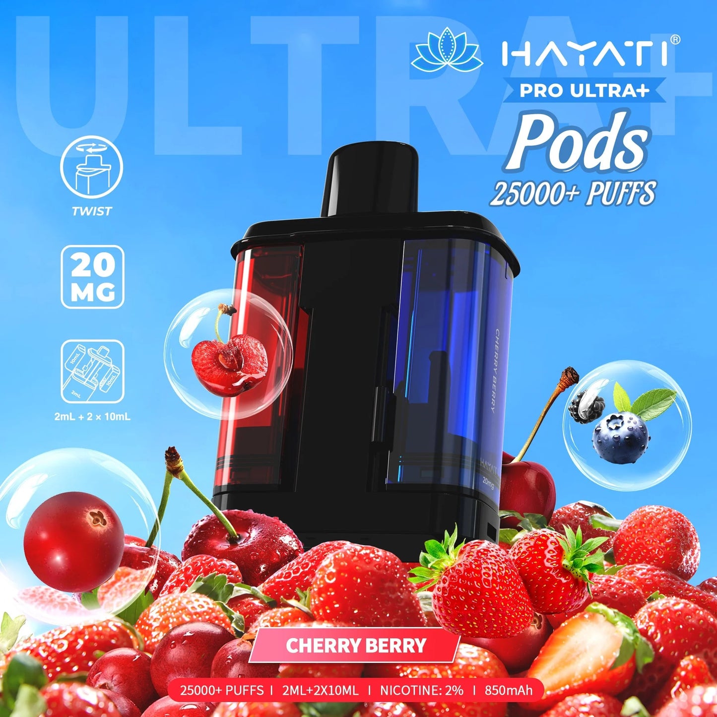 Hayati Pro Ultra+ 25k Prefilled Pods Pack of 5