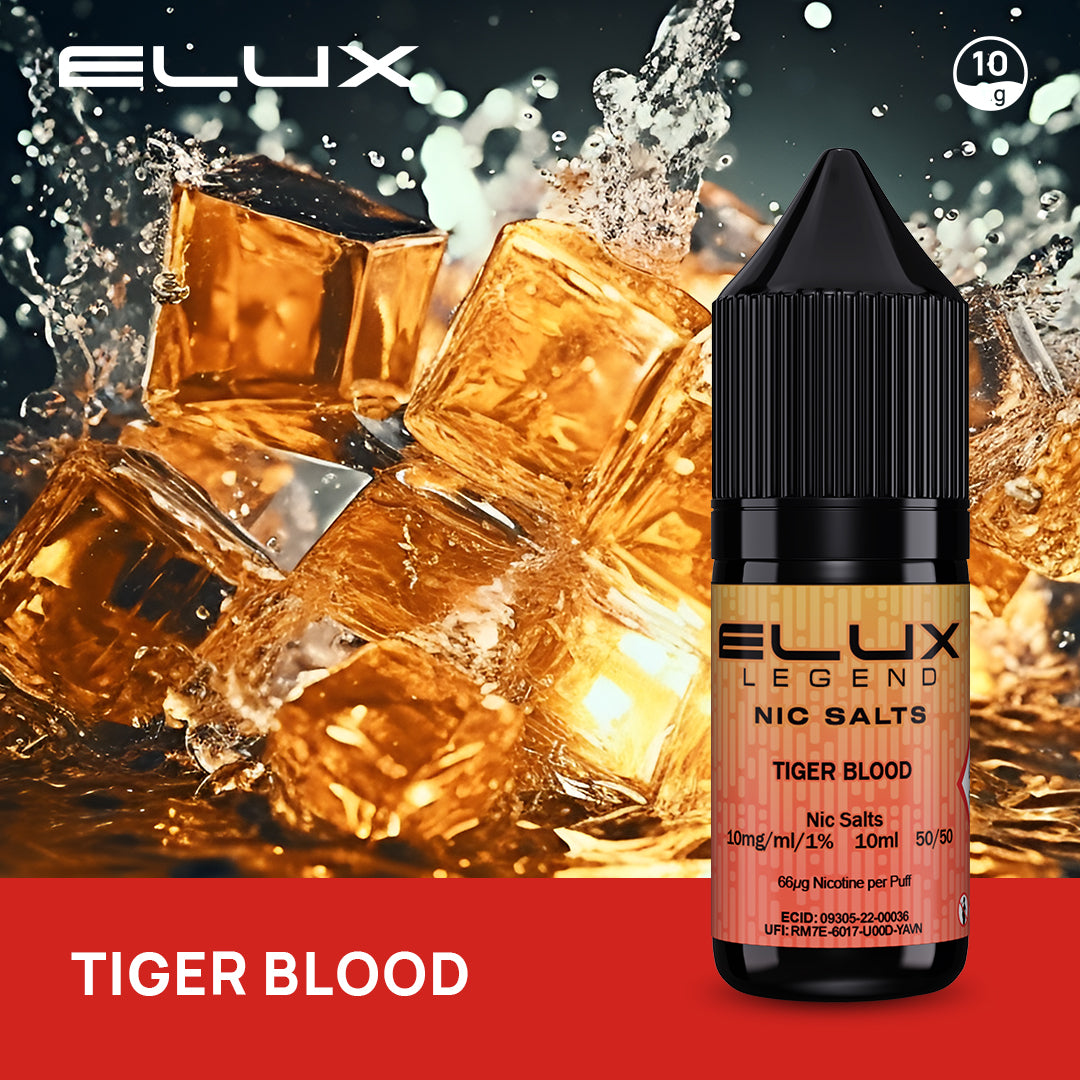 Elux Legend 10ml Nic Salts 20mg (Pack of 10)