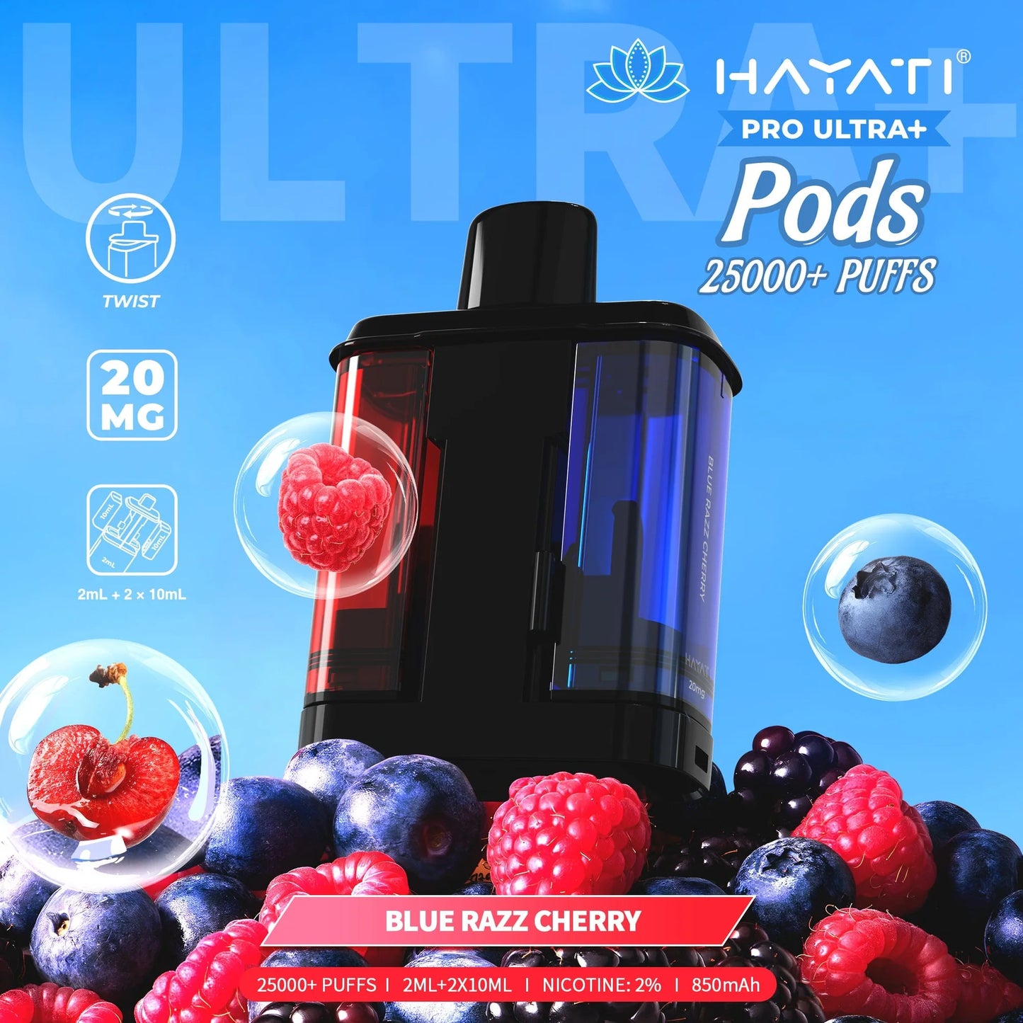Hayati Pro Ultra+ 25k Prefilled Pods Pack of 5