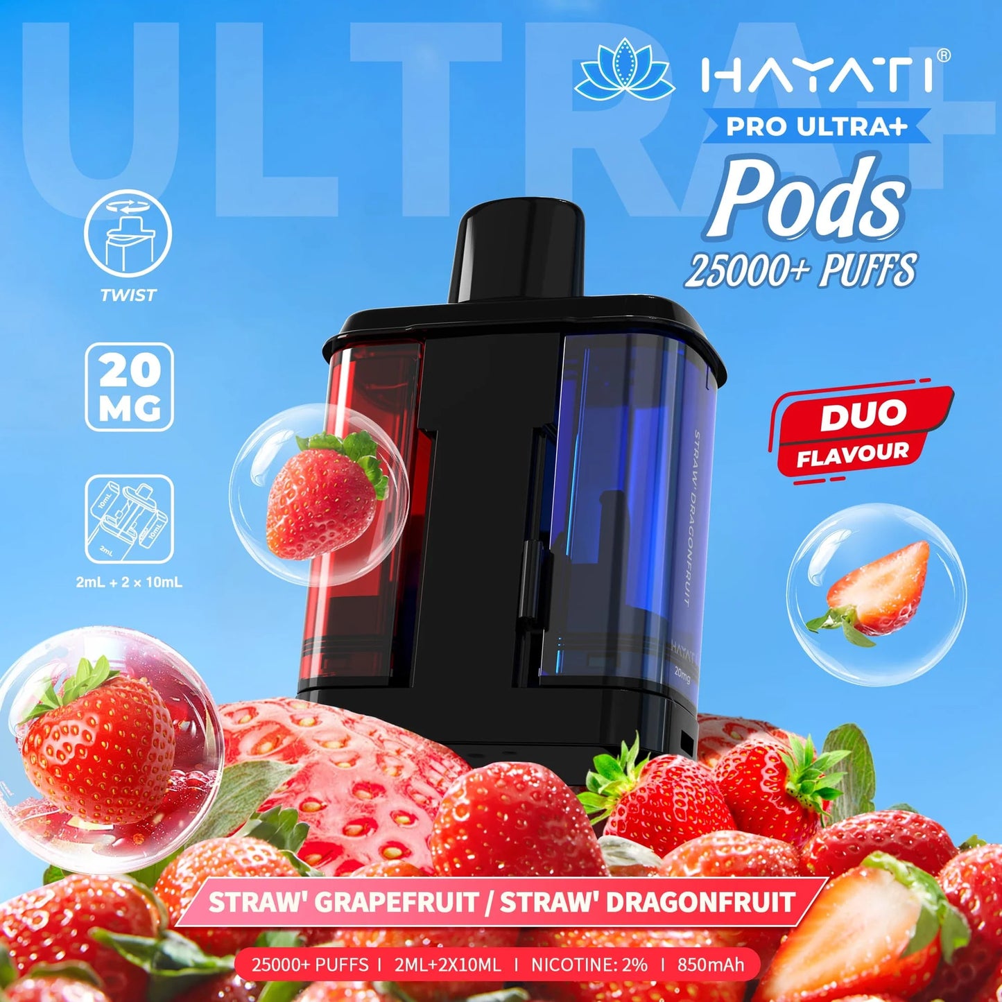 Hayati Pro Ultra+ 25k Prefilled Pods Pack of 5
