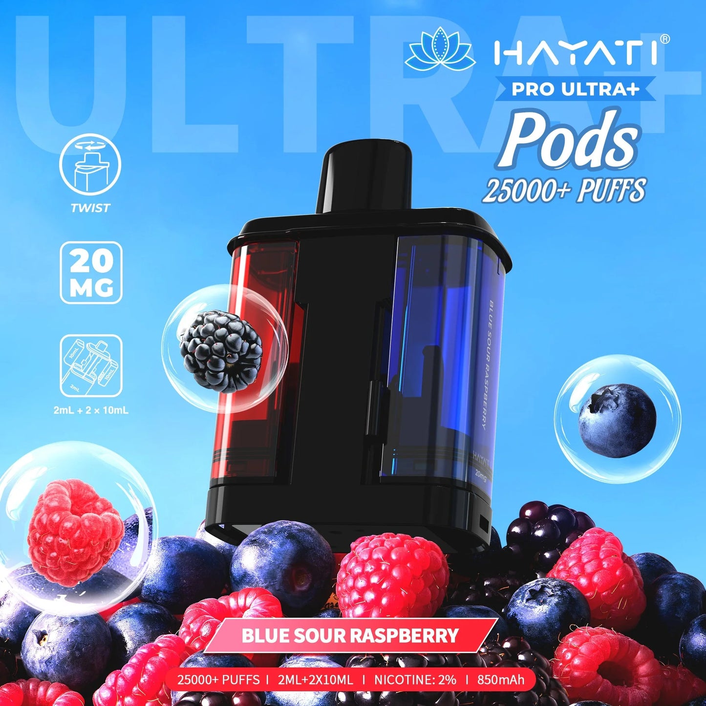 Hayati Pro Ultra+ 25k Prefilled Pods Pack of 5