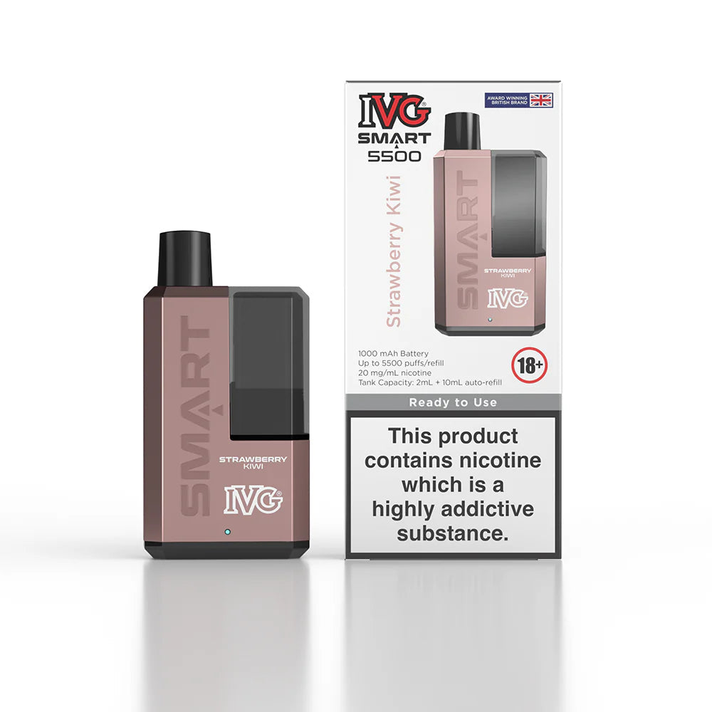 IVG Smart 5500 Puffs Rechargeable Vape - BOX OF 5