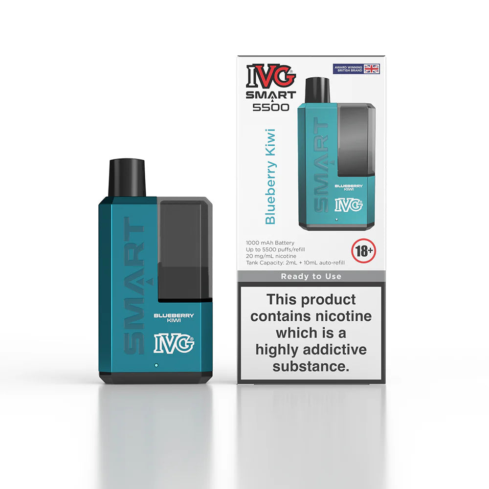 IVG Smart 5500 Puffs Rechargeable Vape - BOX OF 5