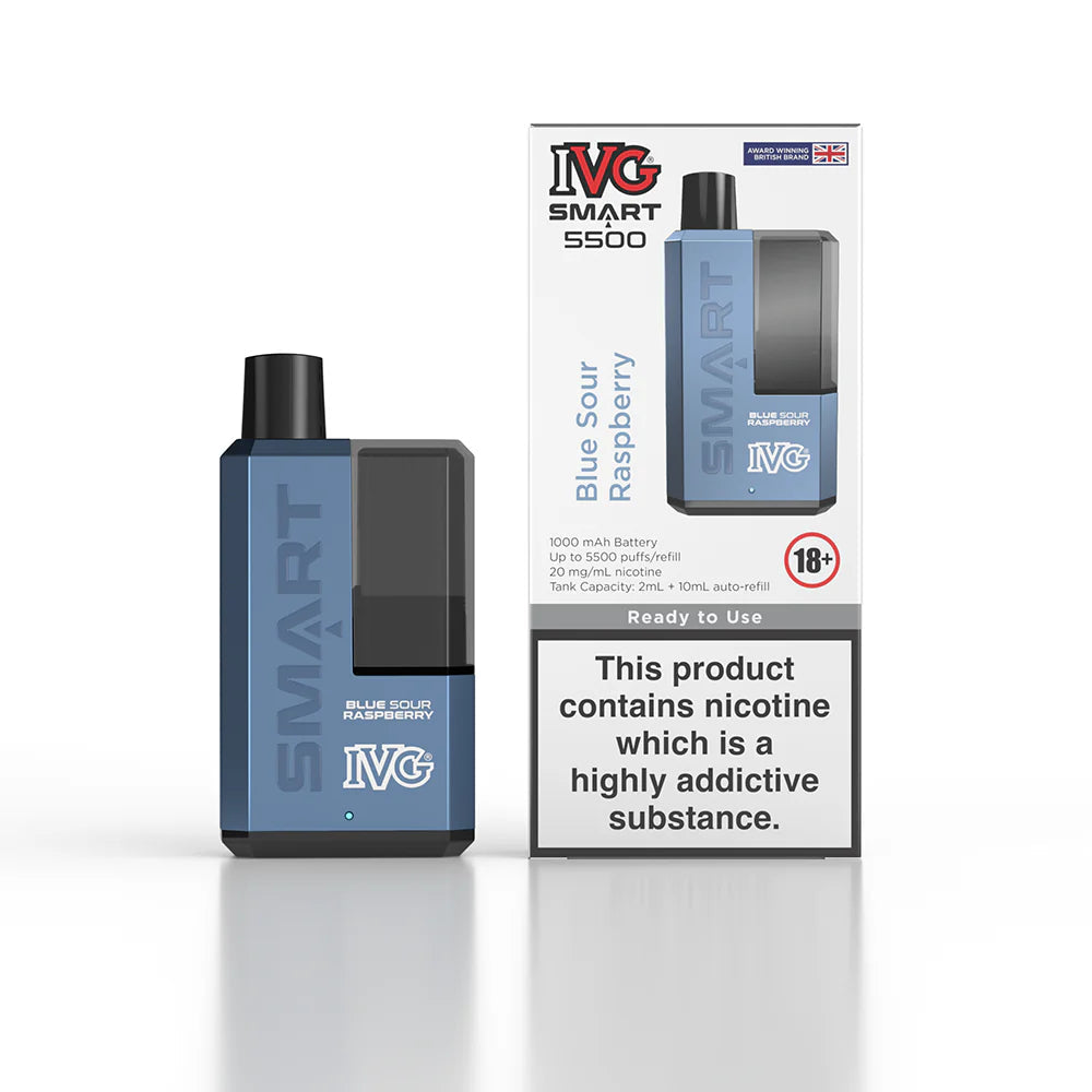 IVG Smart 5500 Puffs Rechargeable Vape - BOX OF 5