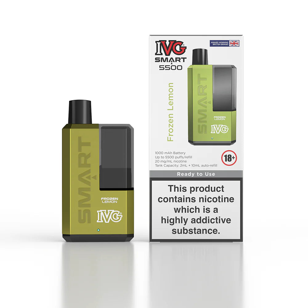 IVG Smart 5500 Puffs Rechargeable Vape - BOX OF 5