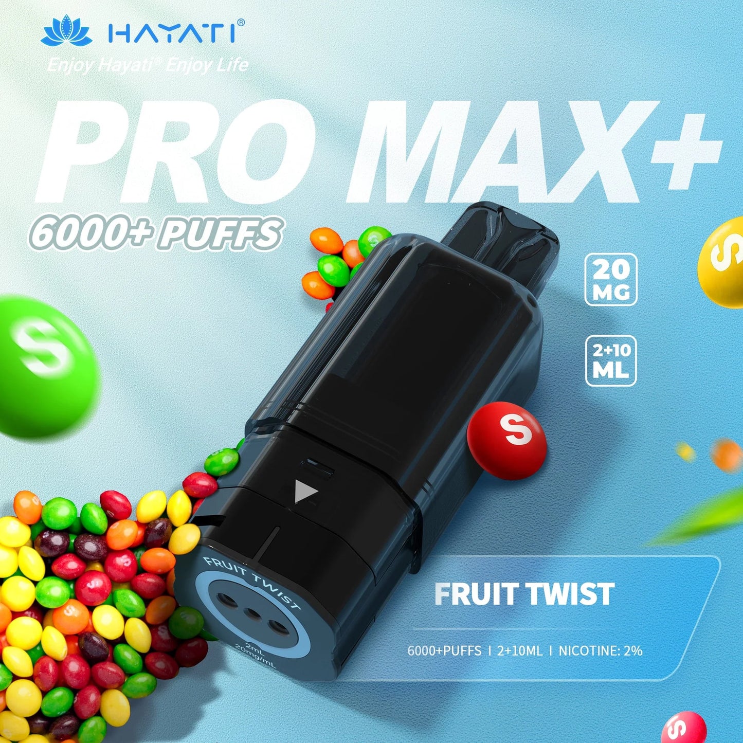Hayati Pro Max+ 6000 Prefilled Pods Pack of 5