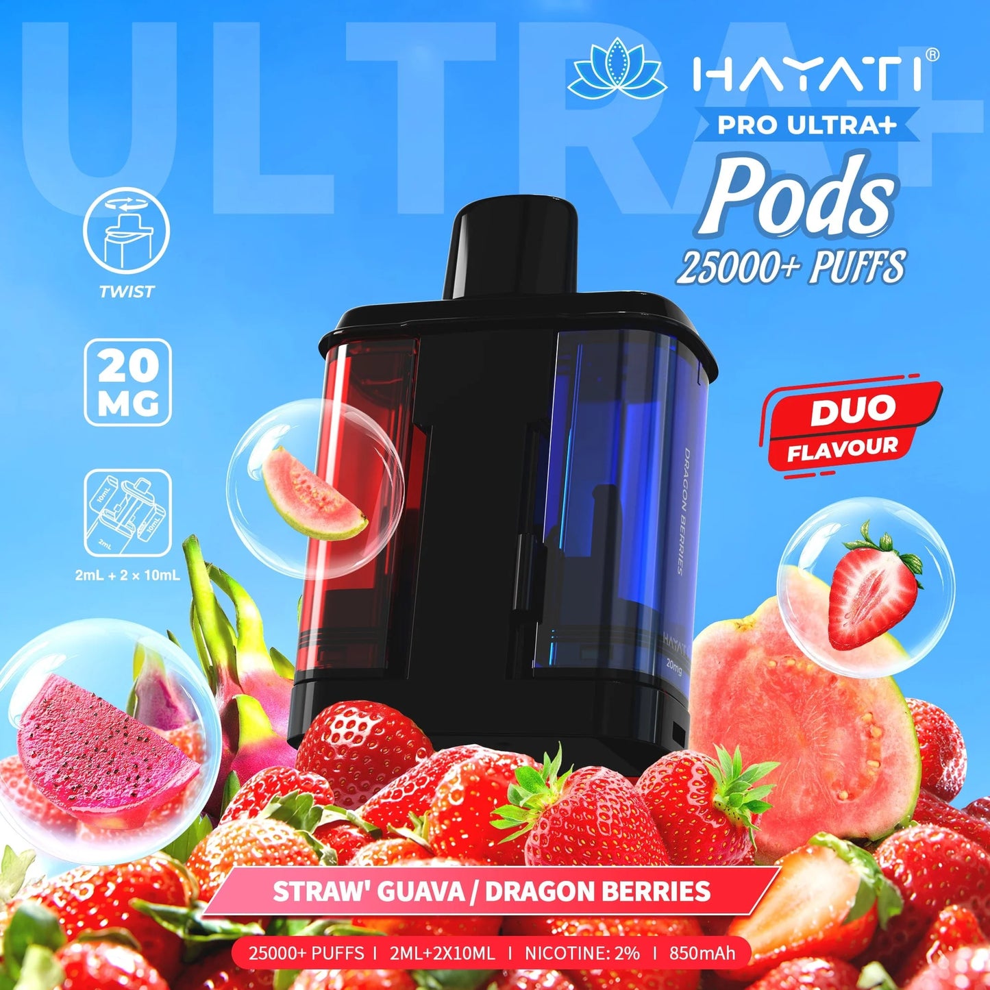 Hayati Pro Ultra+ 25k Prefilled Pods Pack of 5