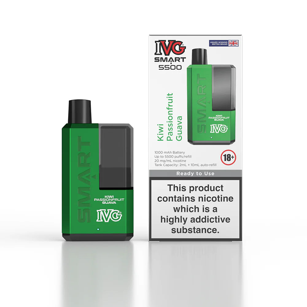 IVG Smart 5500 Puffs Rechargeable Vape - BOX OF 5
