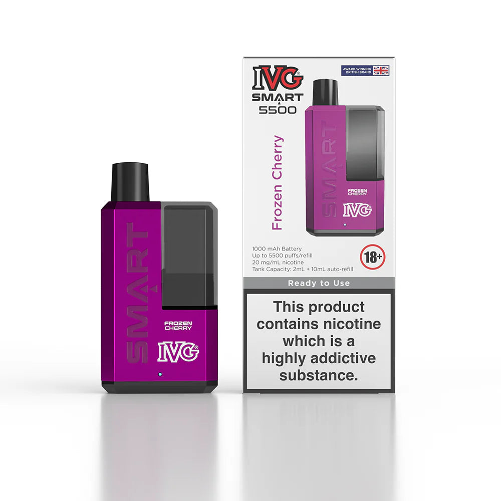 IVG Smart 5500 Puffs Rechargeable Vape - BOX OF 5