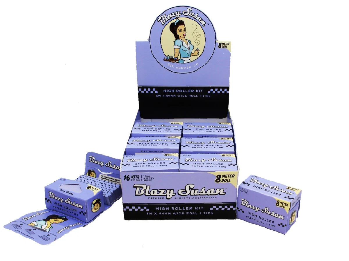 Blazy Susan 8 Meter High Roller Kit Wide Roll + Tips x 1 Pack