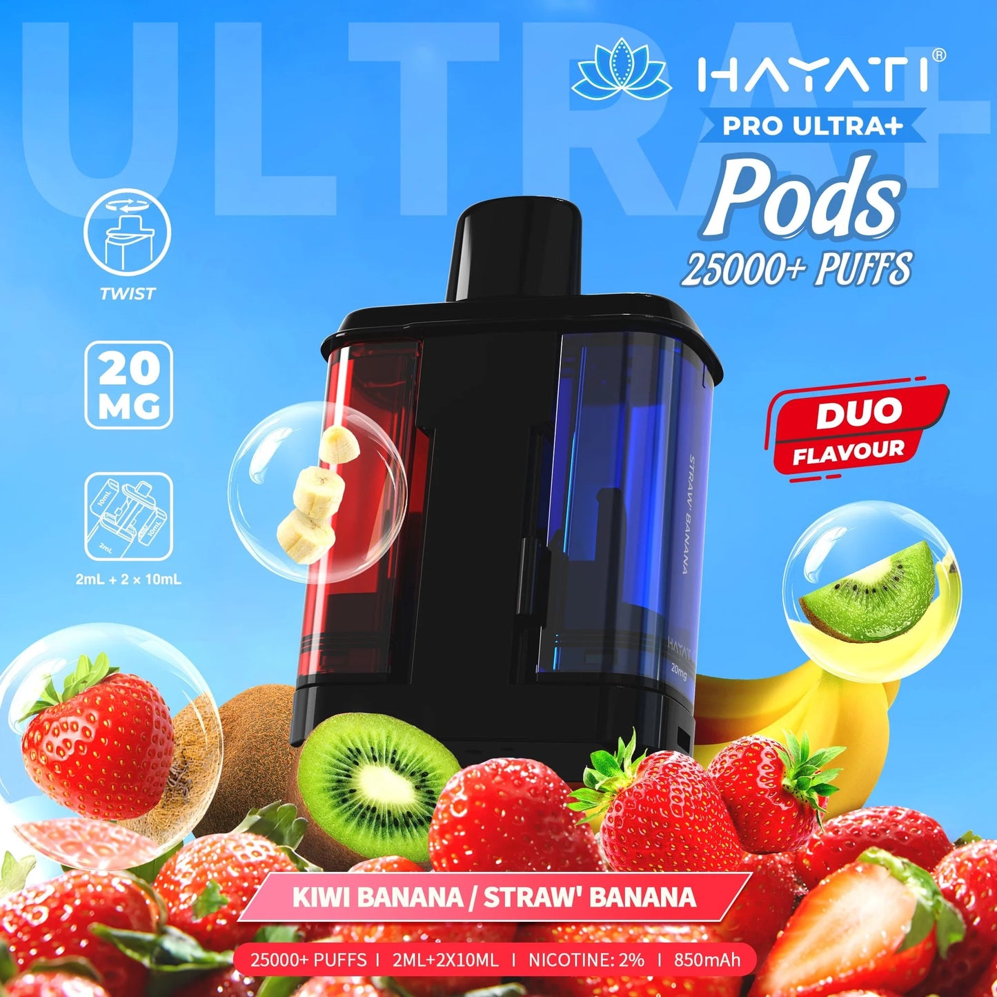 Hayati Pro Ultra+ 25k Prefilled Pods Pack of 5