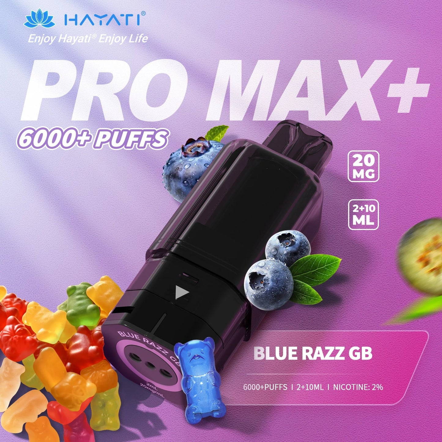 Hayati Pro Max+ 6000 Prefilled Pods Pack of 5