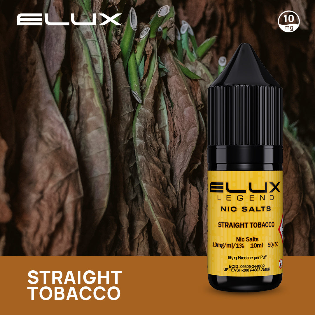 Elux Legend 10ml Nic Salts 20mg (Pack of 10)