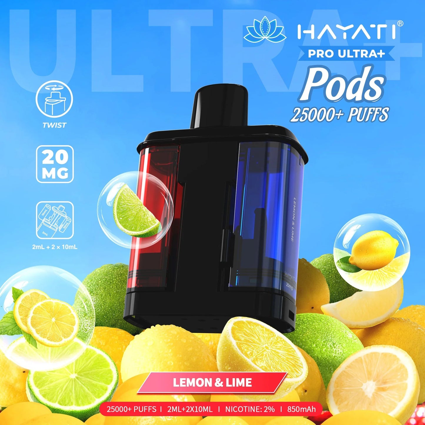 Hayati Pro Ultra+ 25k Prefilled Pods Pack of 5