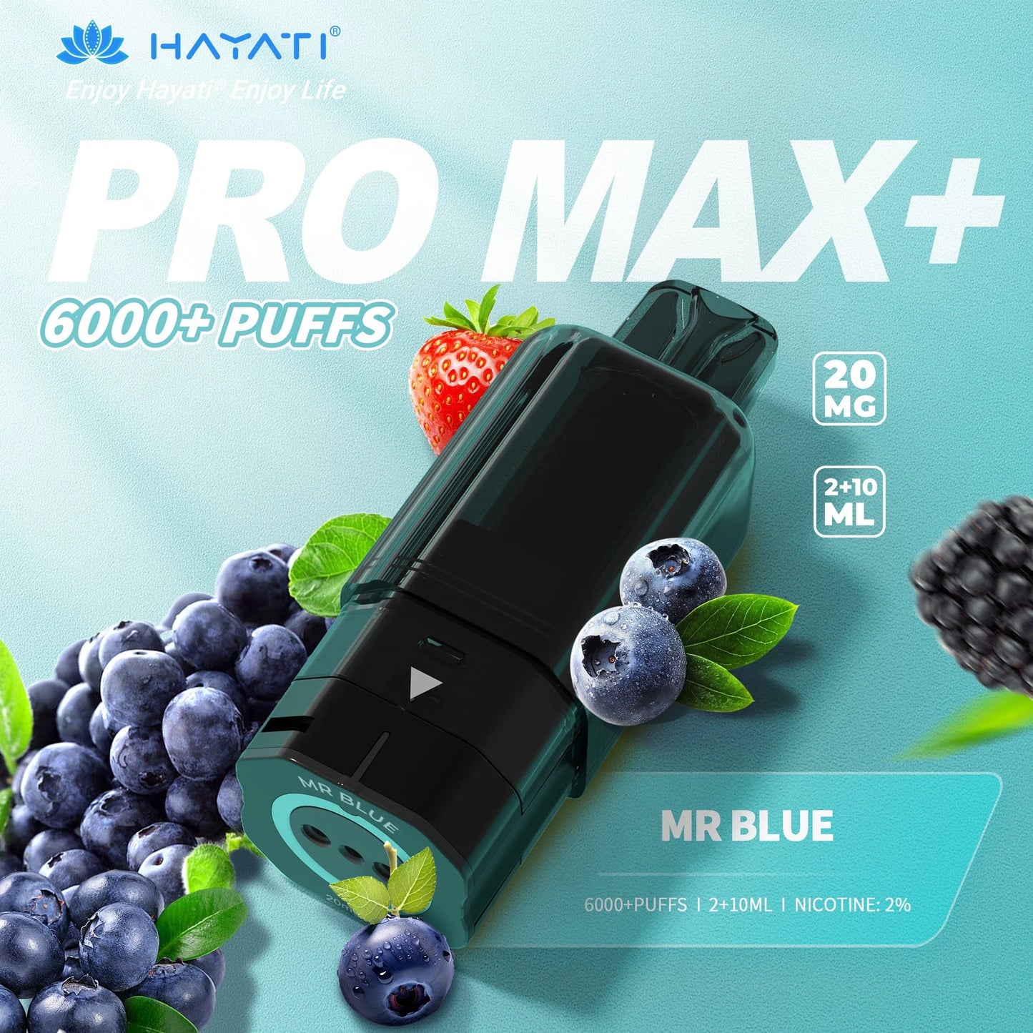 Hayati Pro Max+ 6000 Prefilled Pods Pack of 5
