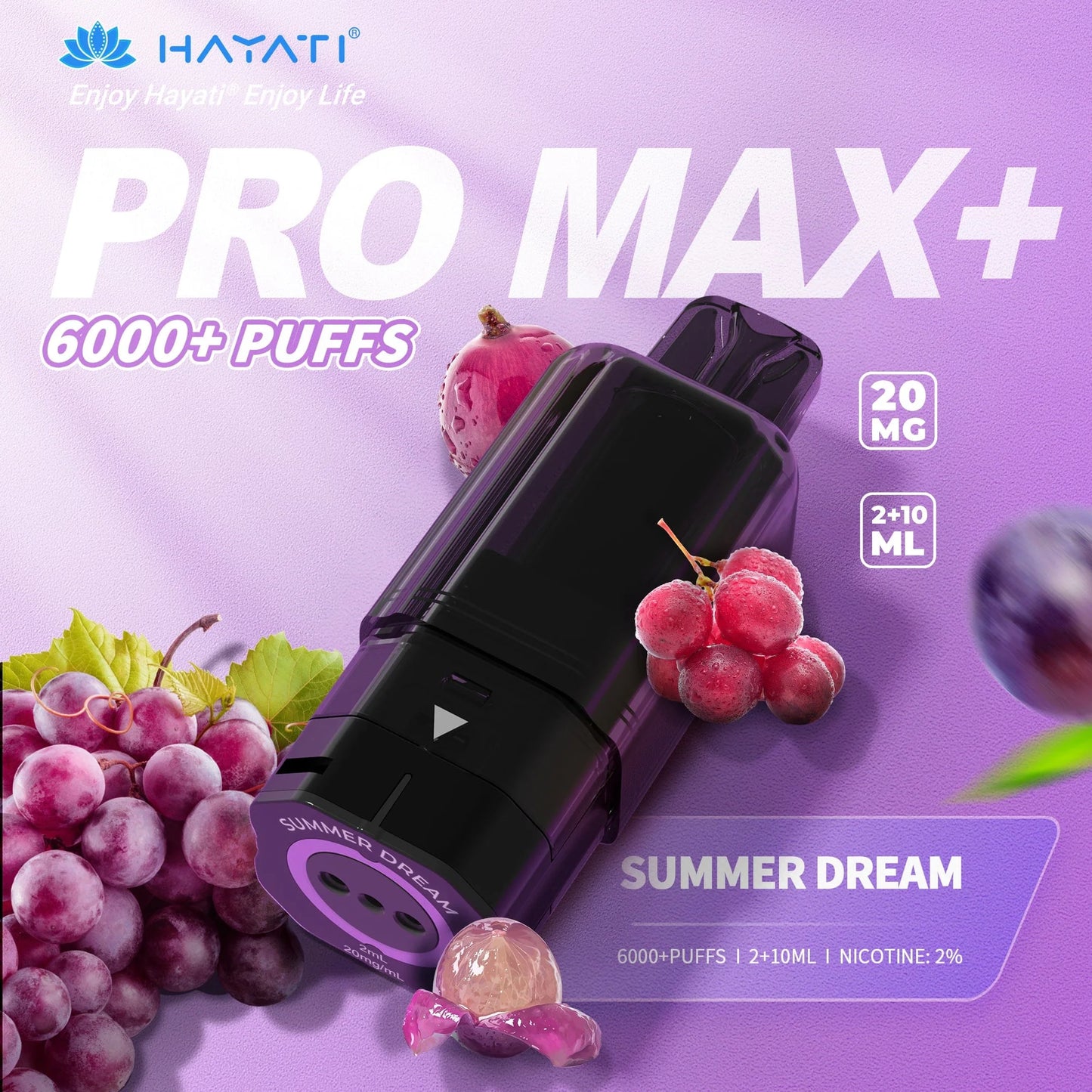 Hayati Pro Max+ 6000 Prefilled Pods Pack of 5