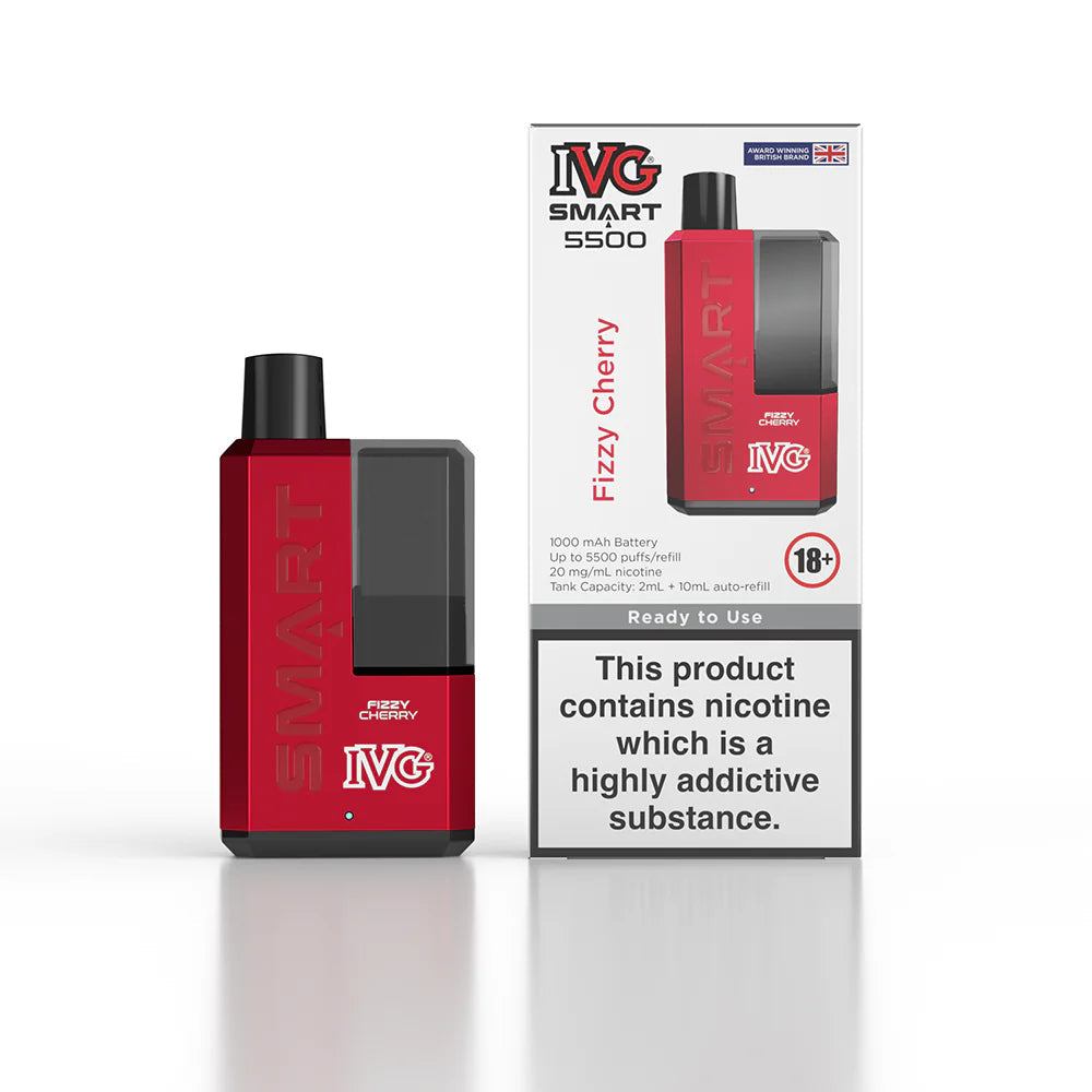 IVG Smart 5500 Puffs Rechargeable Vape - BOX OF 5
