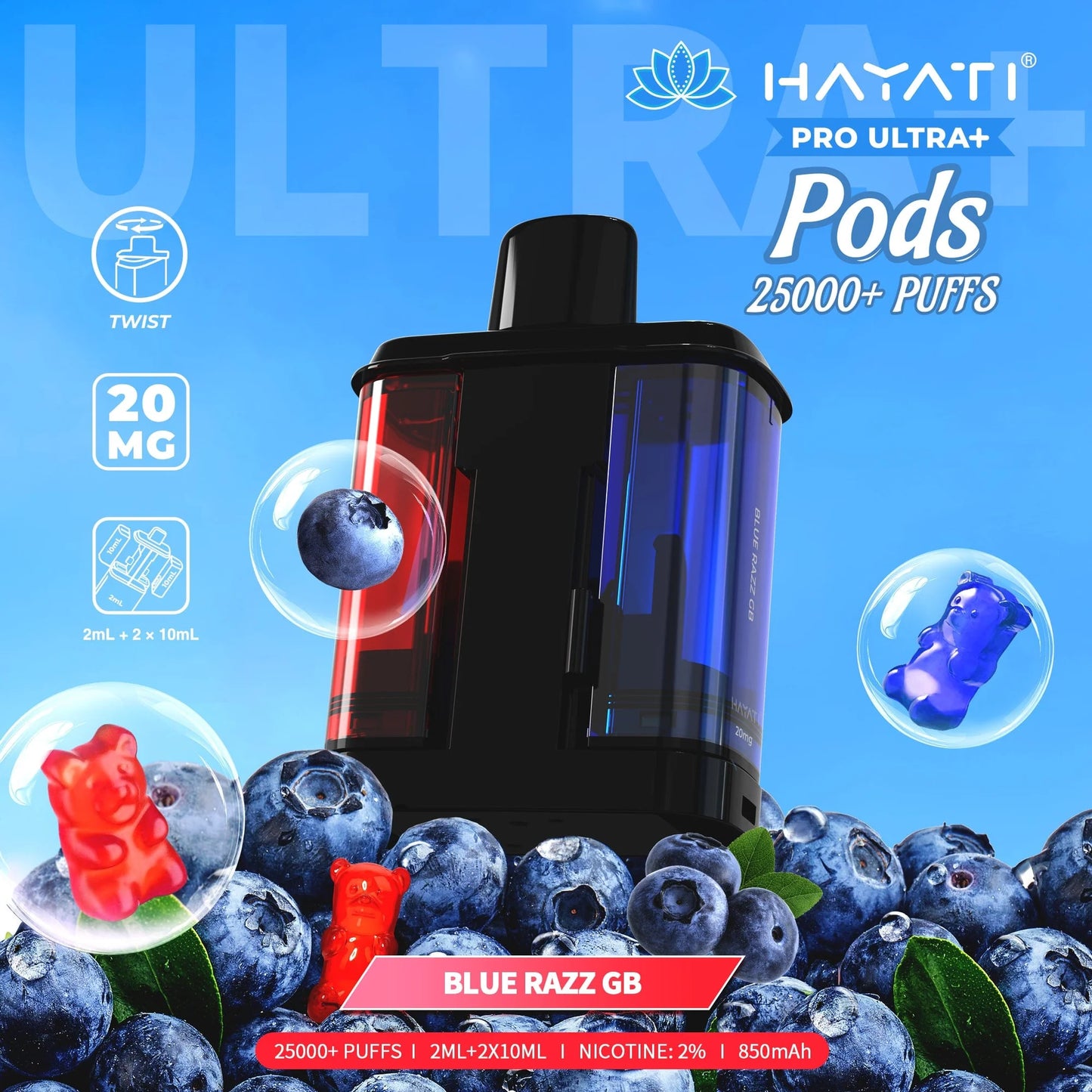 Hayati Pro Ultra+ 25k Prefilled Pods Pack of 5