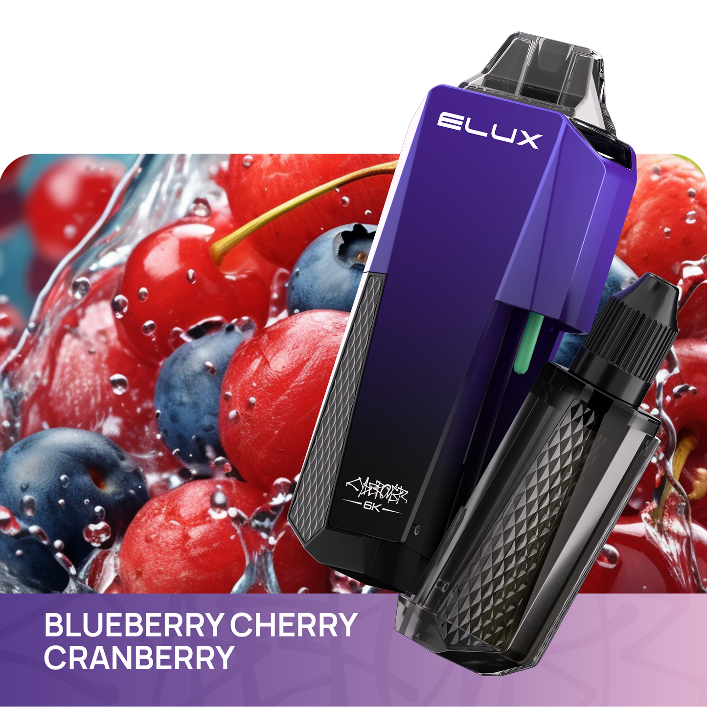 Elux Cyberover 6000 Puff Rechargeable Vape (Pack of 10)