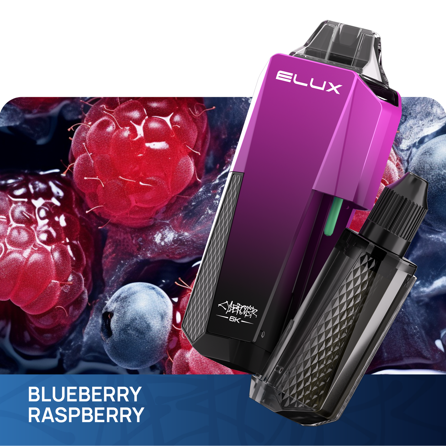 Elux Cyberover 6000 Puff Rechargeable Vape (Pack of 10)