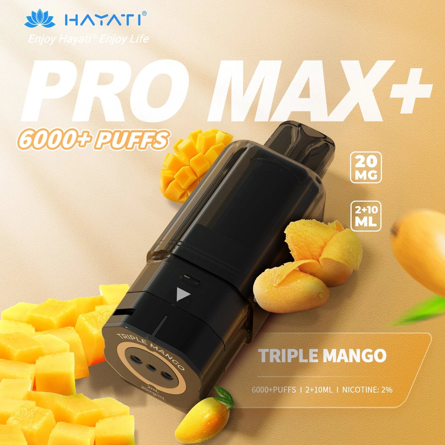 Hayati Pro Max+ 6000 Prefilled Pods Pack of 5