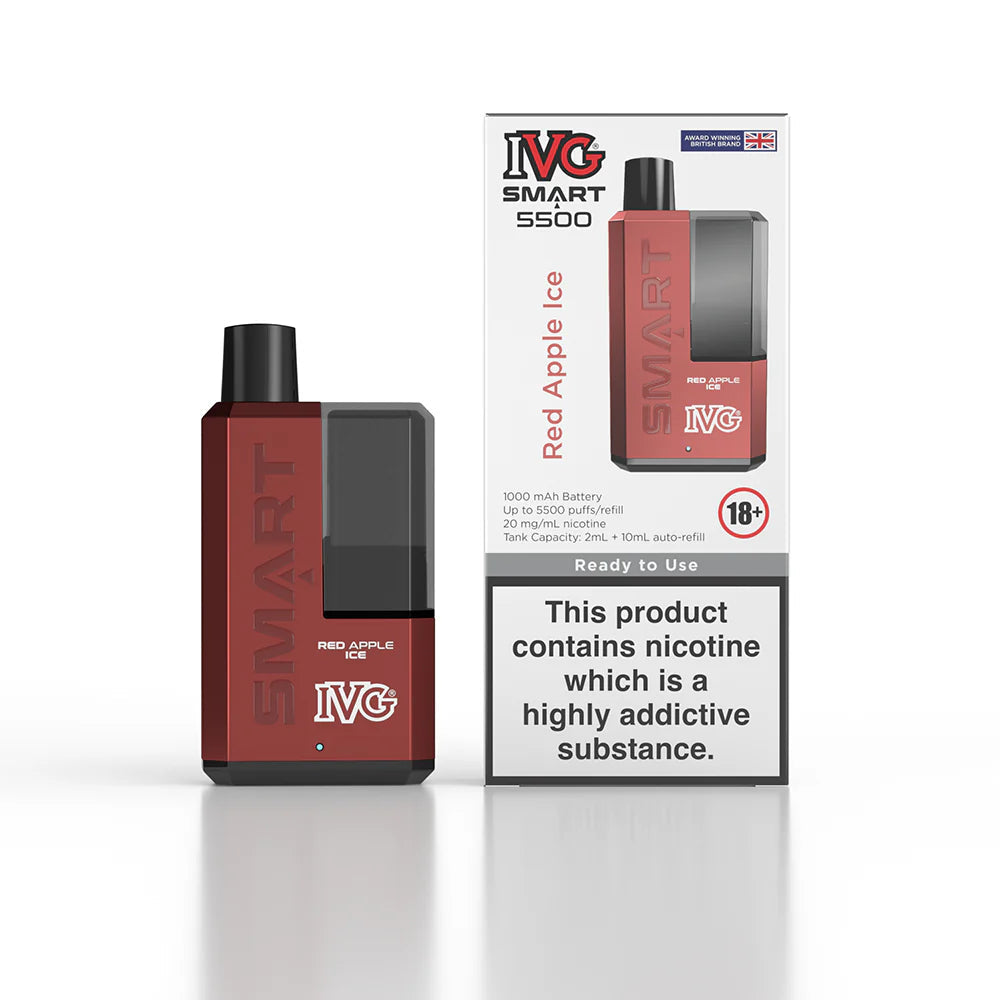 IVG Smart 5500 Puffs Rechargeable Vape - BOX OF 5