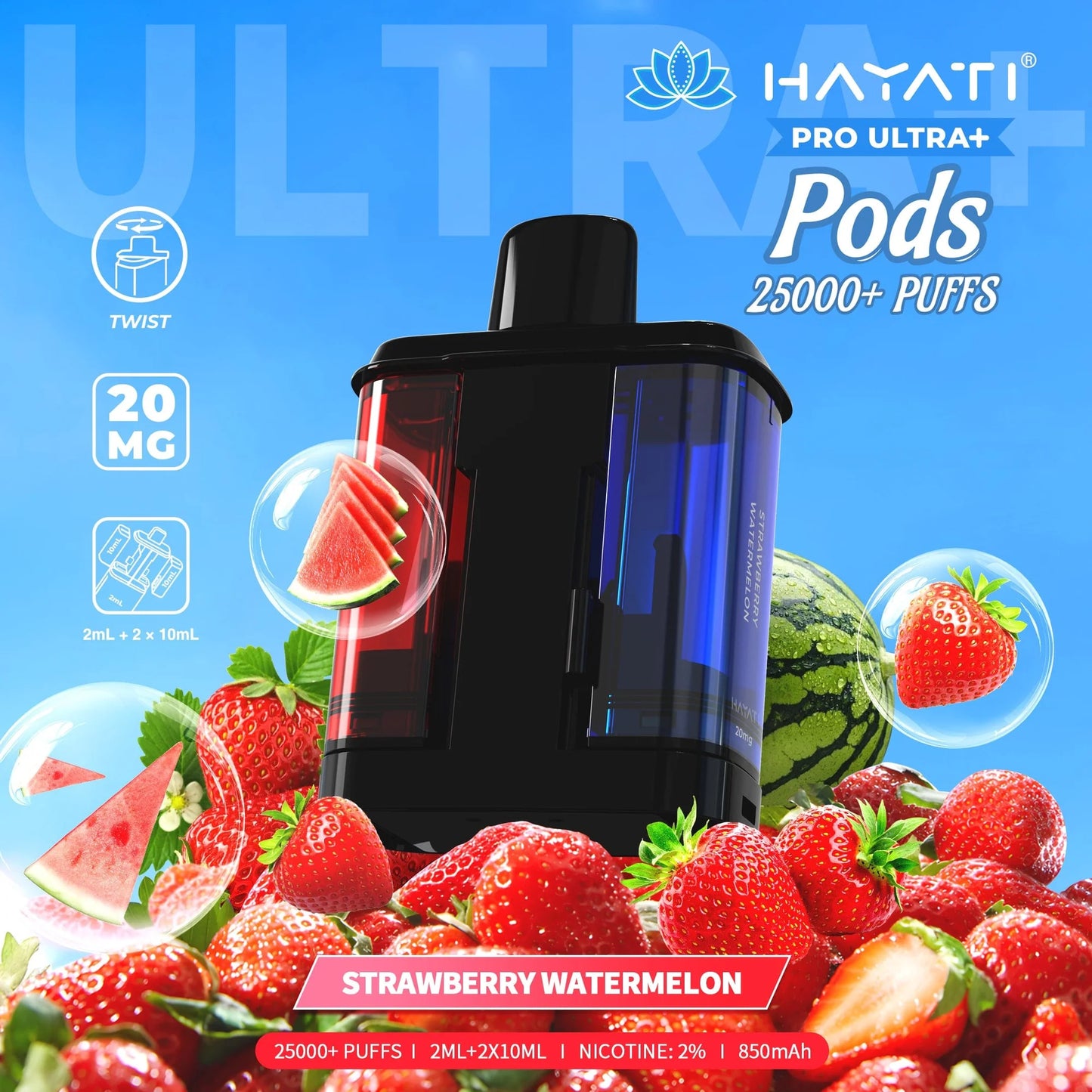 Hayati Pro Ultra+ 25k Prefilled Pods Pack of 5