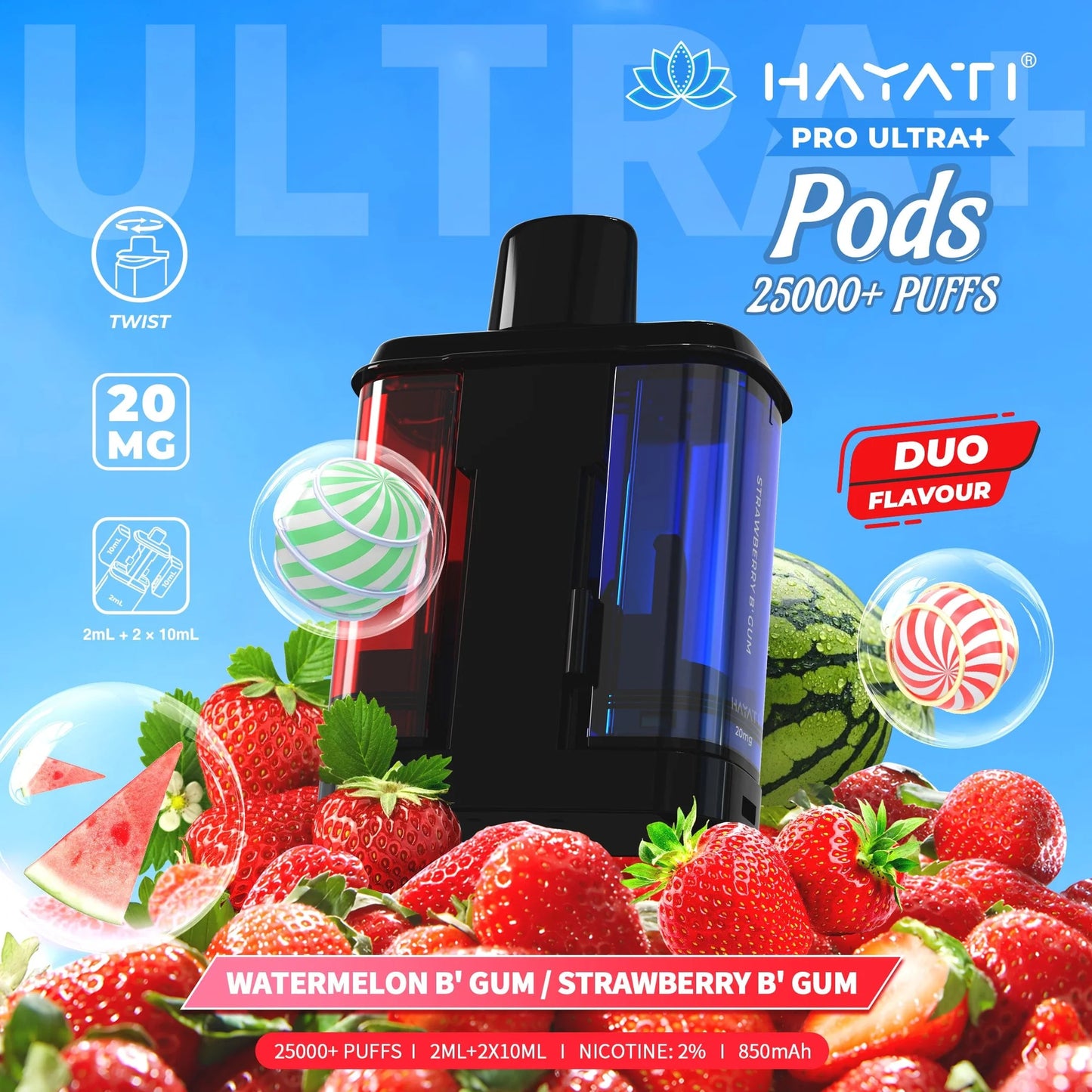Hayati Pro Ultra+ 25k Prefilled Pods Pack of 5