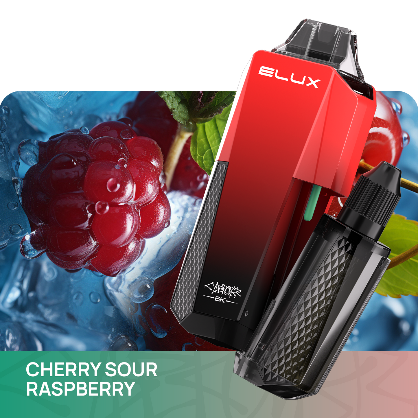 Elux Cyberover 6000 Puff Rechargeable Vape (Pack of 10)