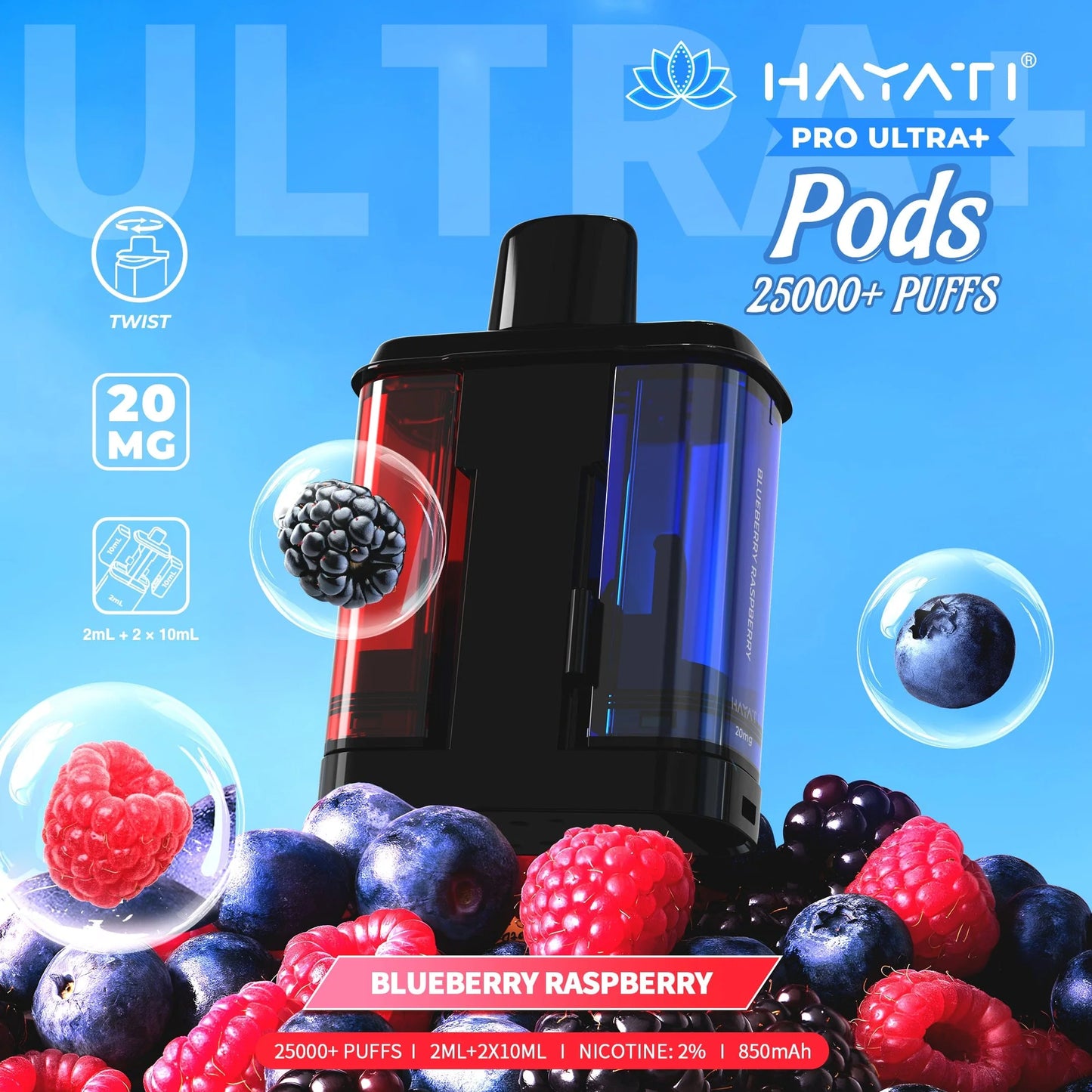 Hayati Pro Ultra+ 25k Prefilled Pods Pack of 5