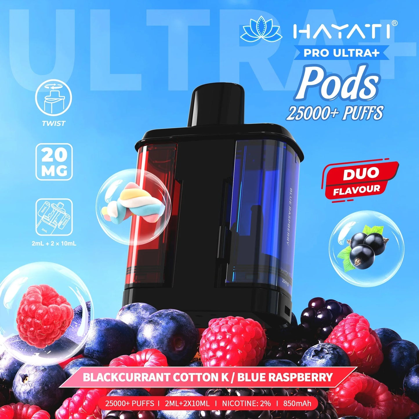 Hayati Pro Ultra+ 25k Prefilled Pods Pack of 5
