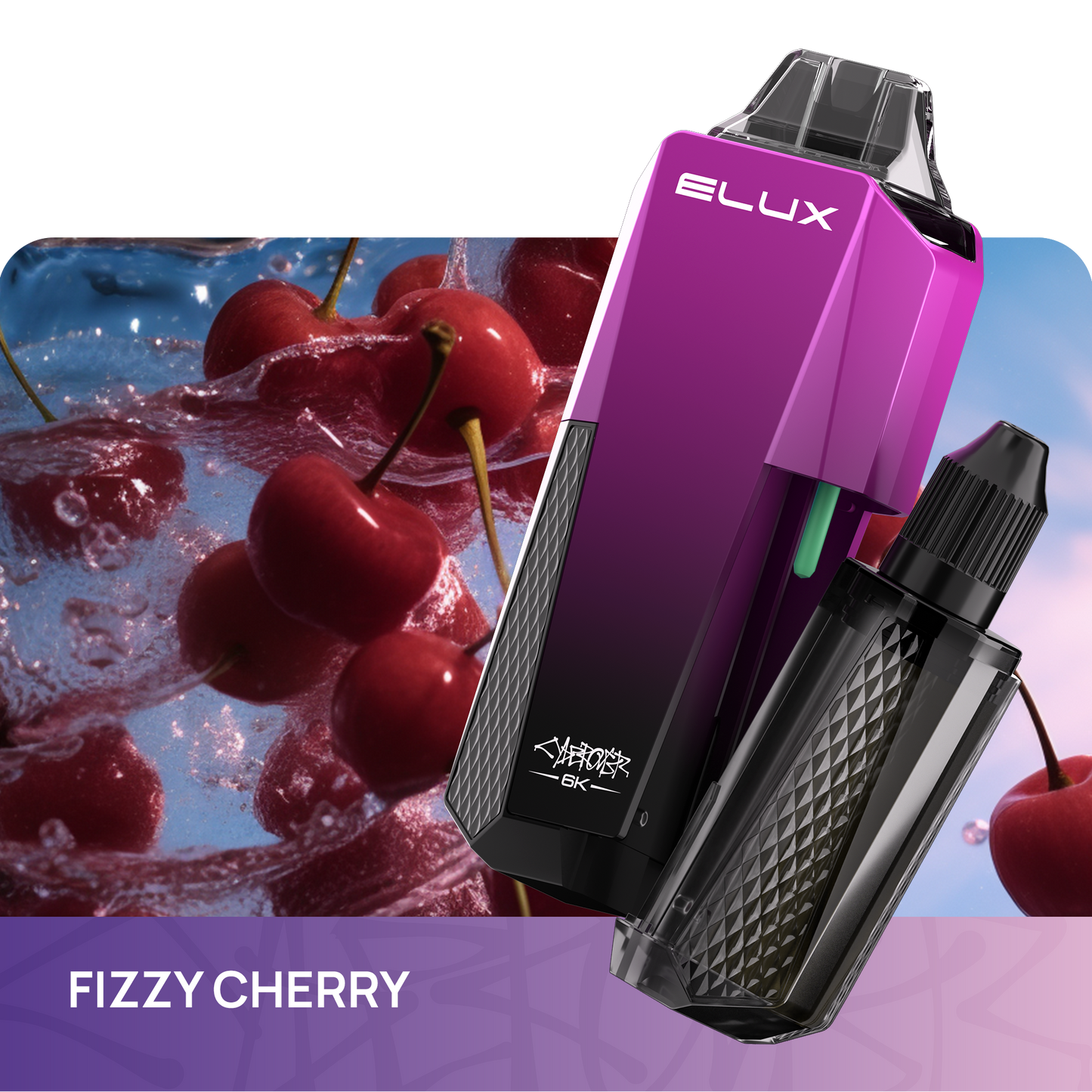 Elux Cyberover 6000 Puff Rechargeable Vape (Pack of 10)
