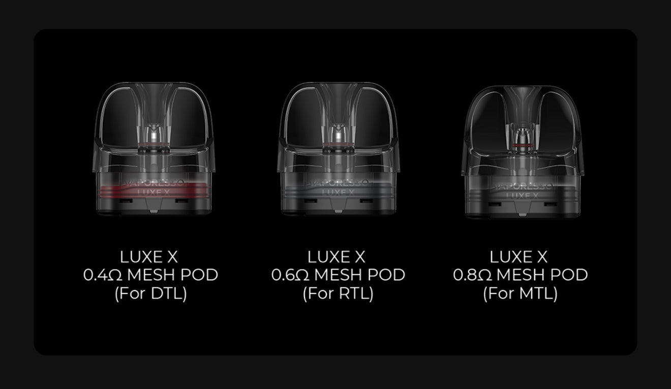 Vaporesso Luxe X Replacement Pods/Cartridges