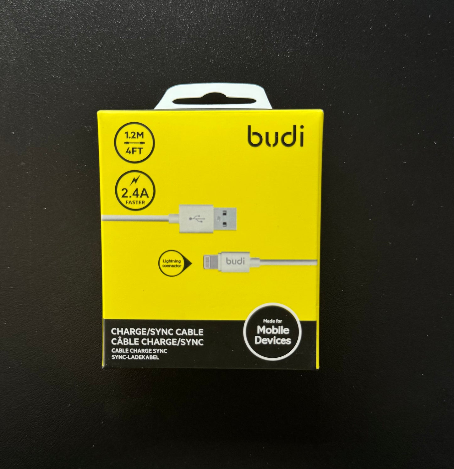 Budi USB - Lightning Cable