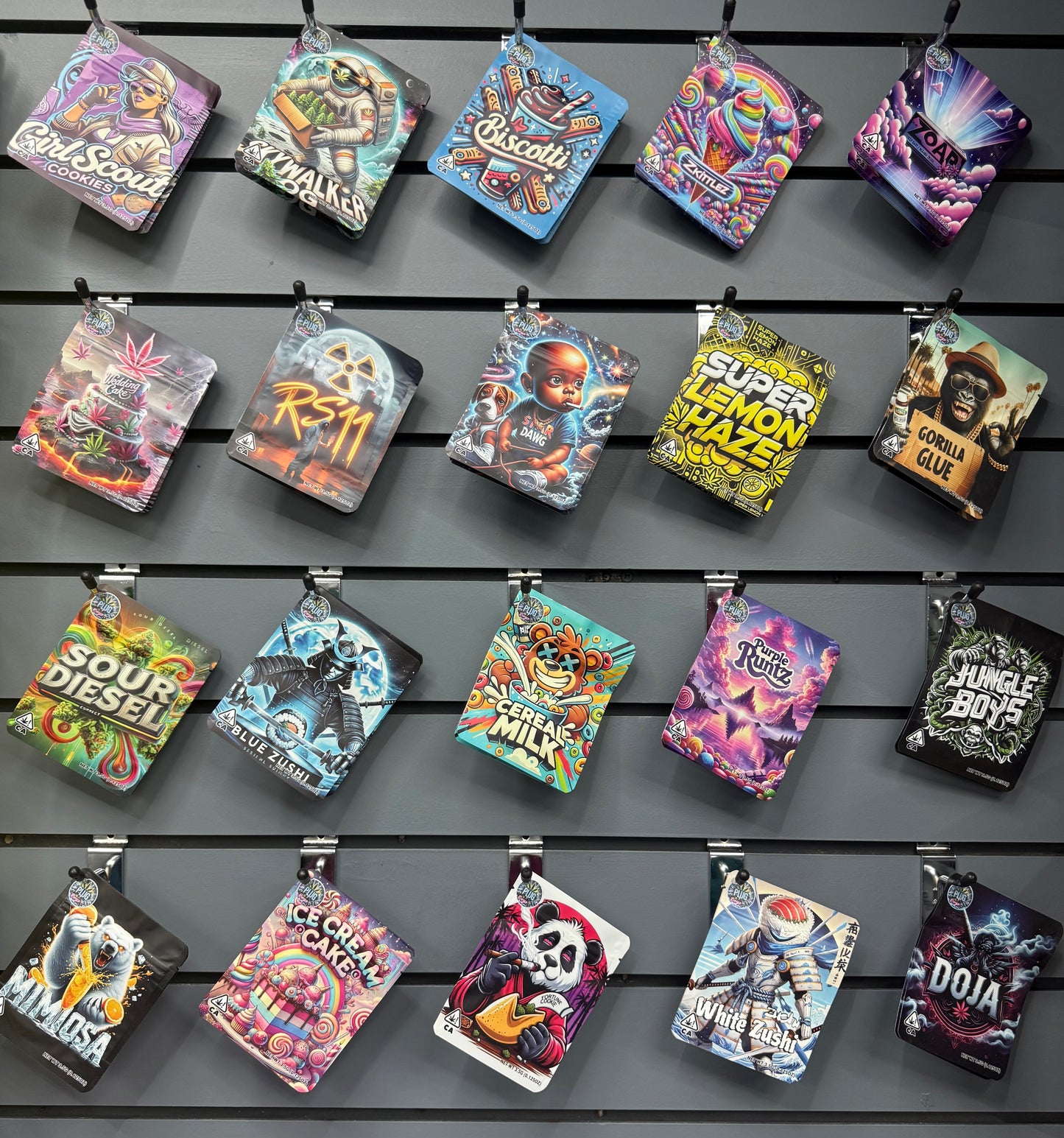Food Storage Mylar Bags Smell Proof Various and Latest Designs