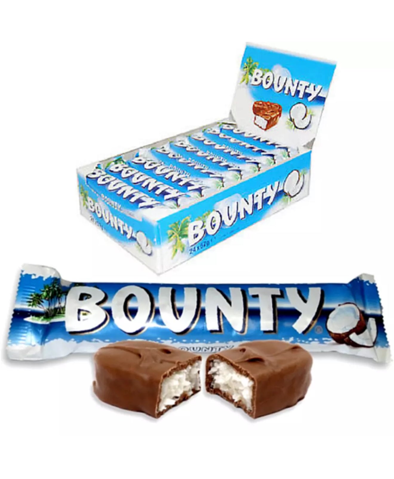 Bounty Chocolate Bar 57g