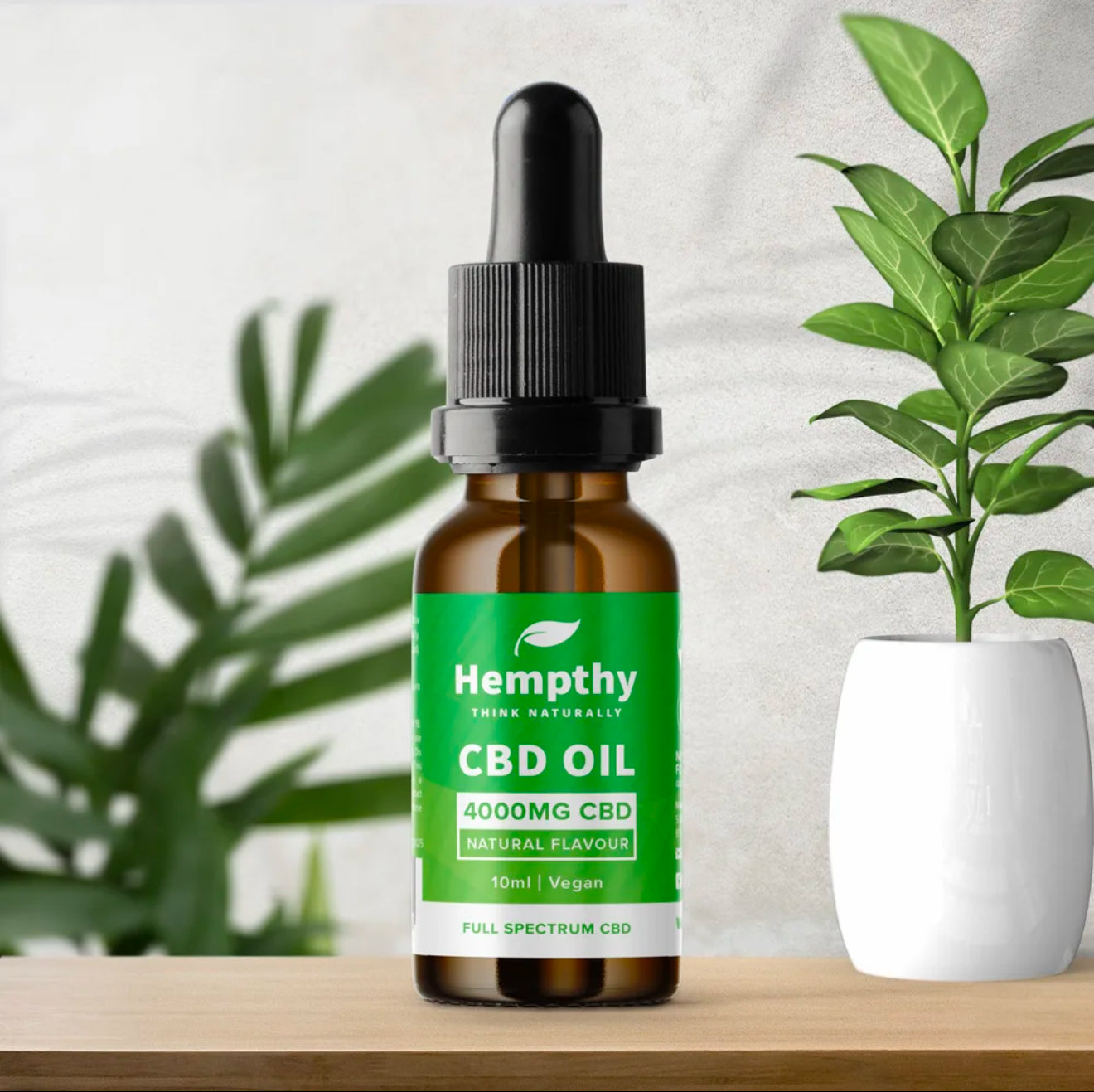 Hempthy CBD Oil 4000mg Full Spectrum 10ml Bottle