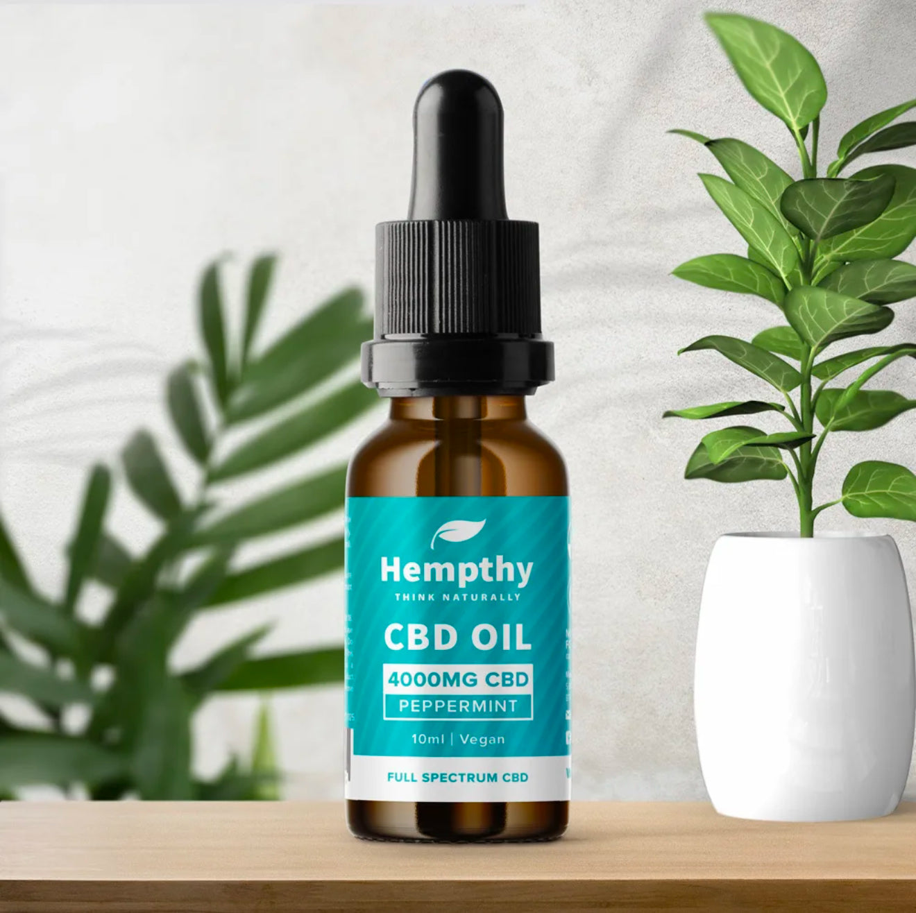 Hempthy CBD Oil 4000mg Full Spectrum 10ml Bottle
