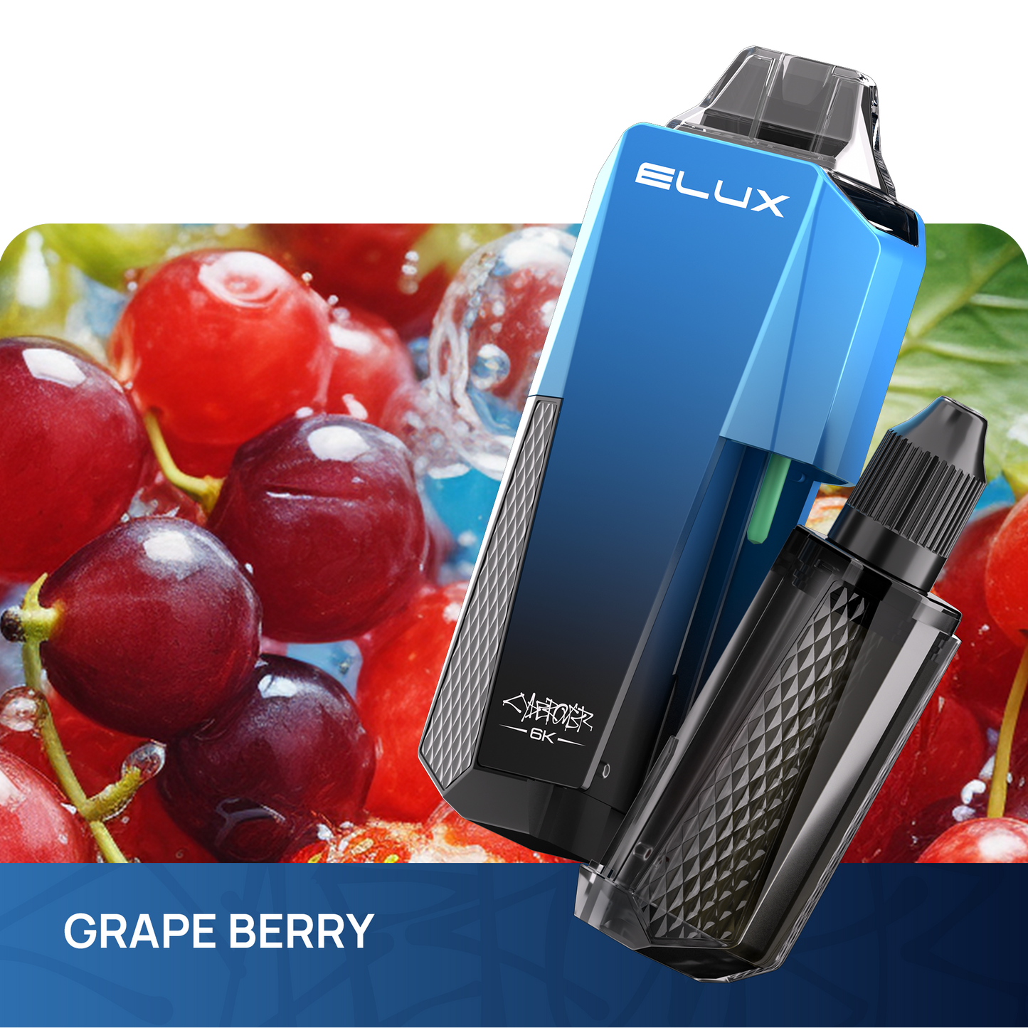 Elux Cyberover 6000 Puff Rechargeable Vape (Pack of 10)