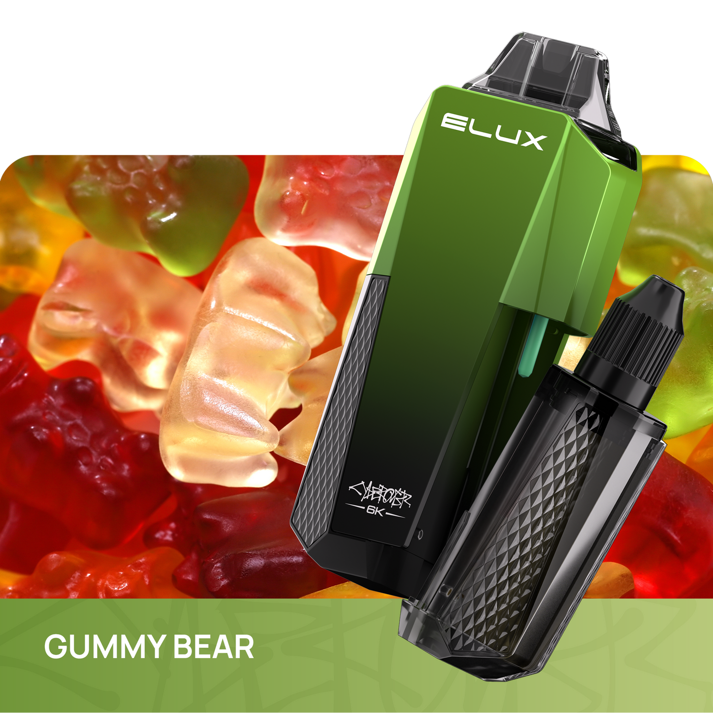 Elux Cyberover 6000 Puff Rechargeable Vape (Pack of 10)