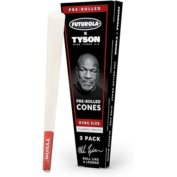 Tyson x Futurola King Size PreRolled Cones 3 in 1 Pack (Pack of 30)
