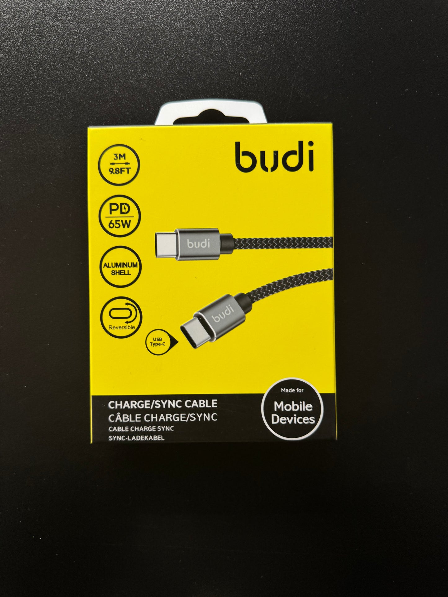 Budi Type C - Type C Cable