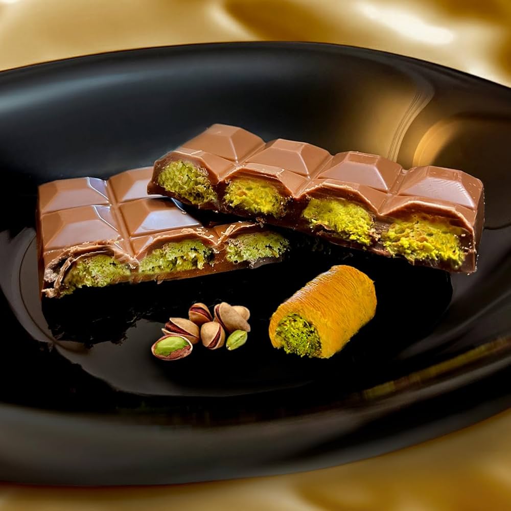 Viral Dubai Chocolate by Bolci Kunafa & Pistachio 100g