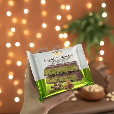 Viral Dubai Chocolate by Bolci Kunafa & Pistachio 100g