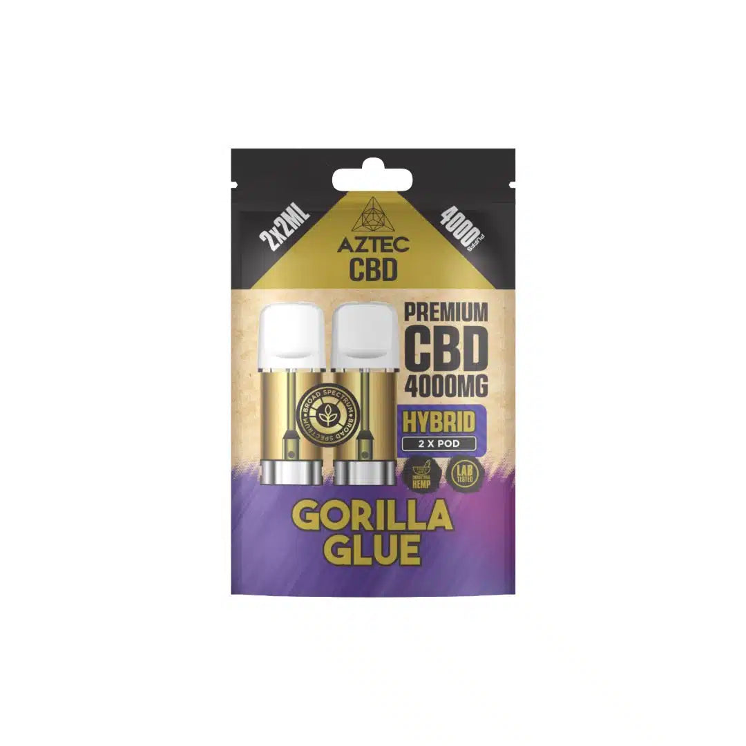 Aztec CBD 4000mg Broad Spectrum CBD Pods 2ml 4,000 Puffs 2 Pieces