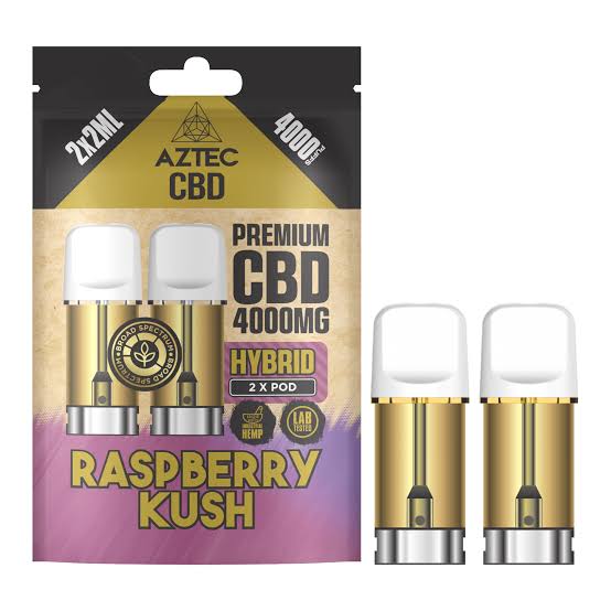 Aztec CBD 4000mg Broad Spectrum CBD Pods 2ml 4,000 Puffs 2 Pieces