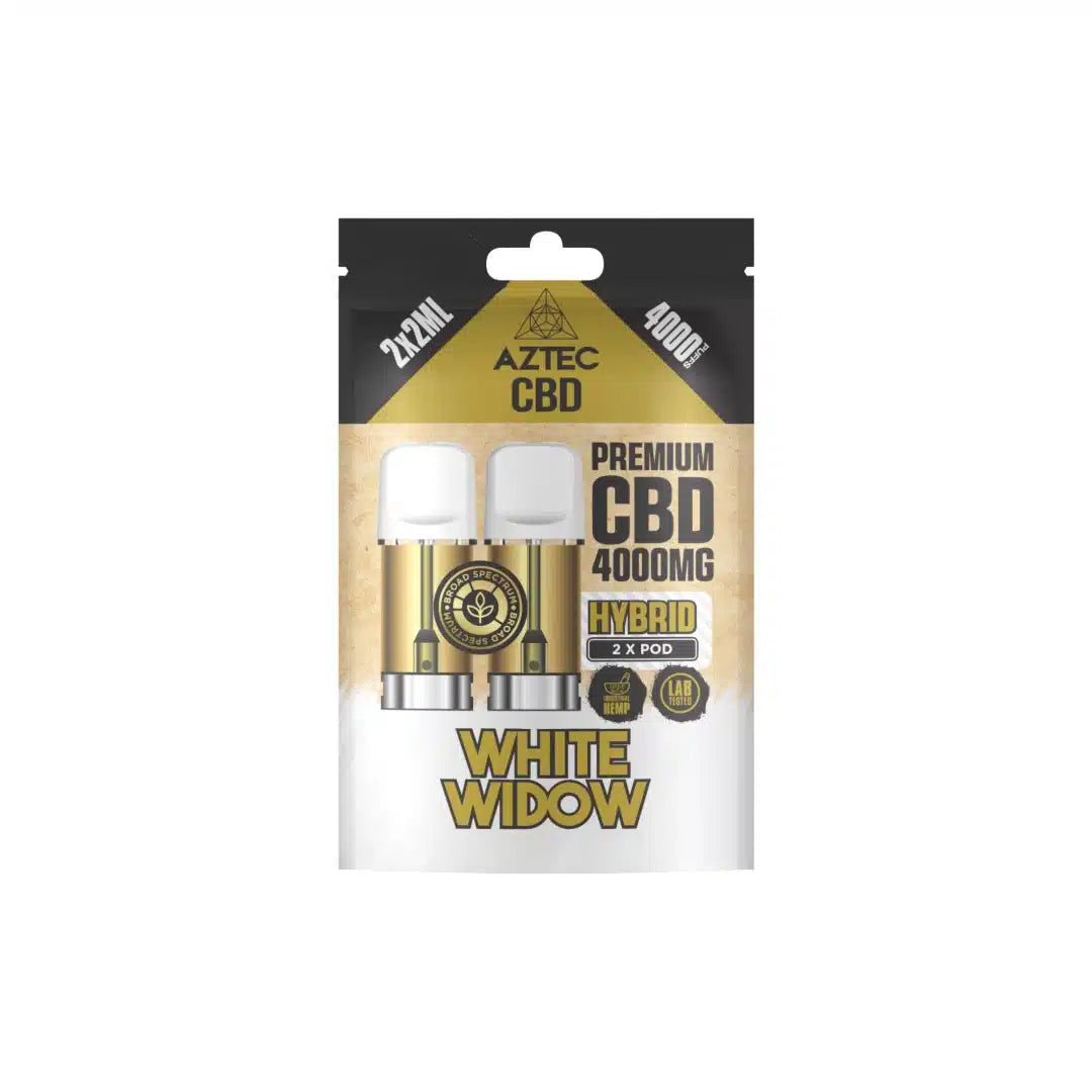 Aztec CBD 4000mg Broad Spectrum CBD Pods 2ml 4,000 Puffs 2 Pieces