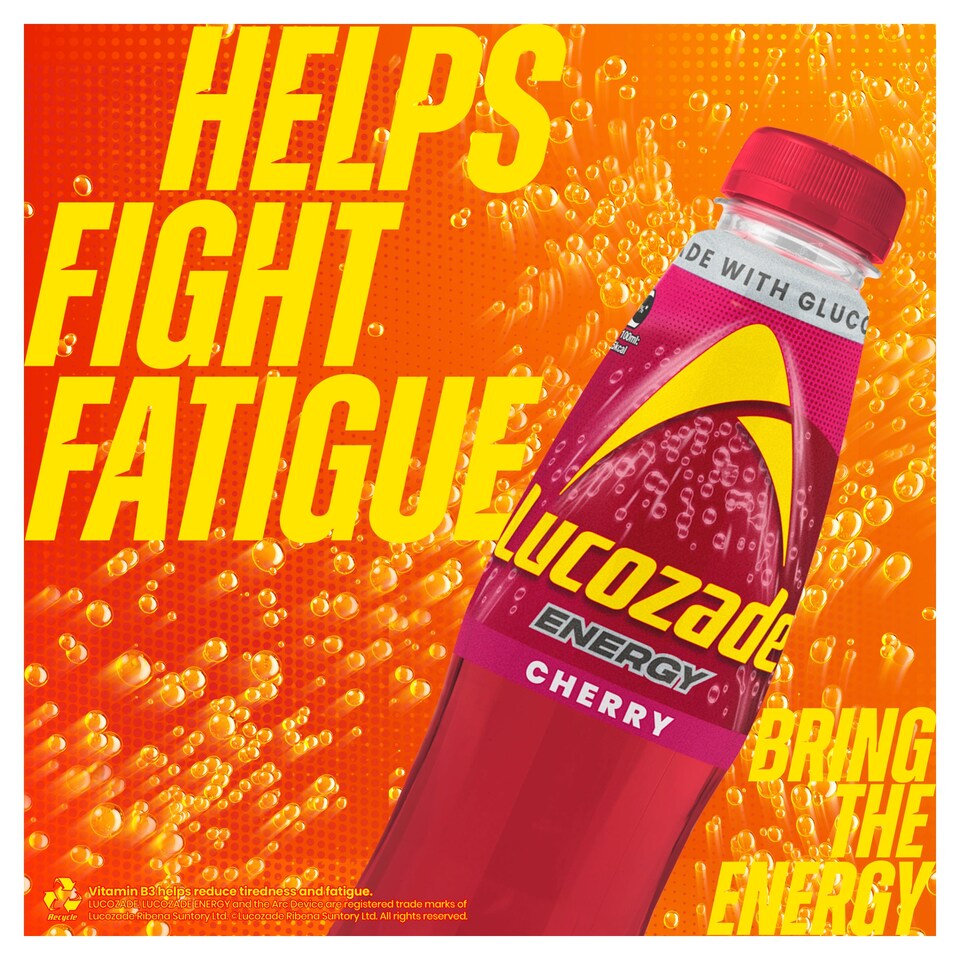 Lucozade Energy 500ml Bottle Various Flavours