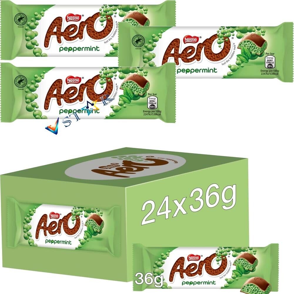 Nestle Aero Chocolate 36g (Pack of 12)