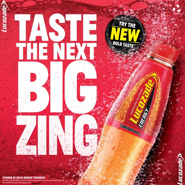 Lucozade Energy 500ml Bottle Various Flavours